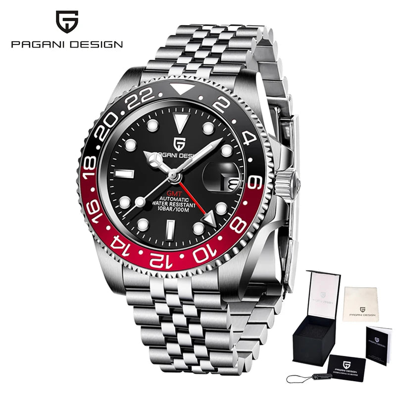 ÉliteCove "Globetrotter" GMT Automatic Watch