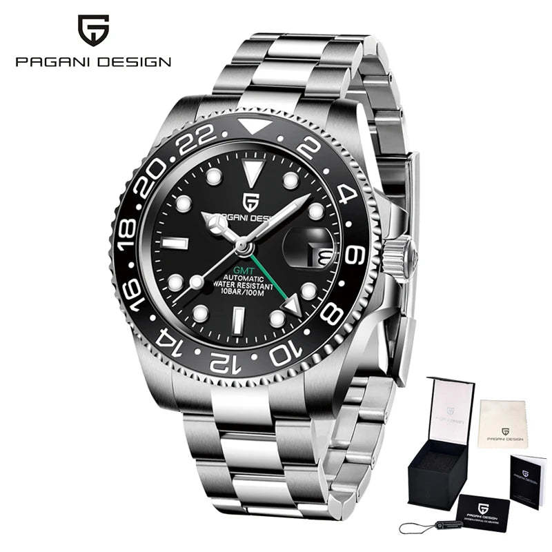 ÉliteCove "Globetrotter" GMT Automatic Watch