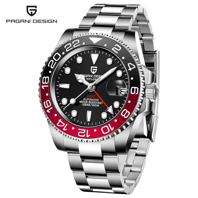 ÉliteCove "Globetrotter" GMT Automatic Watch