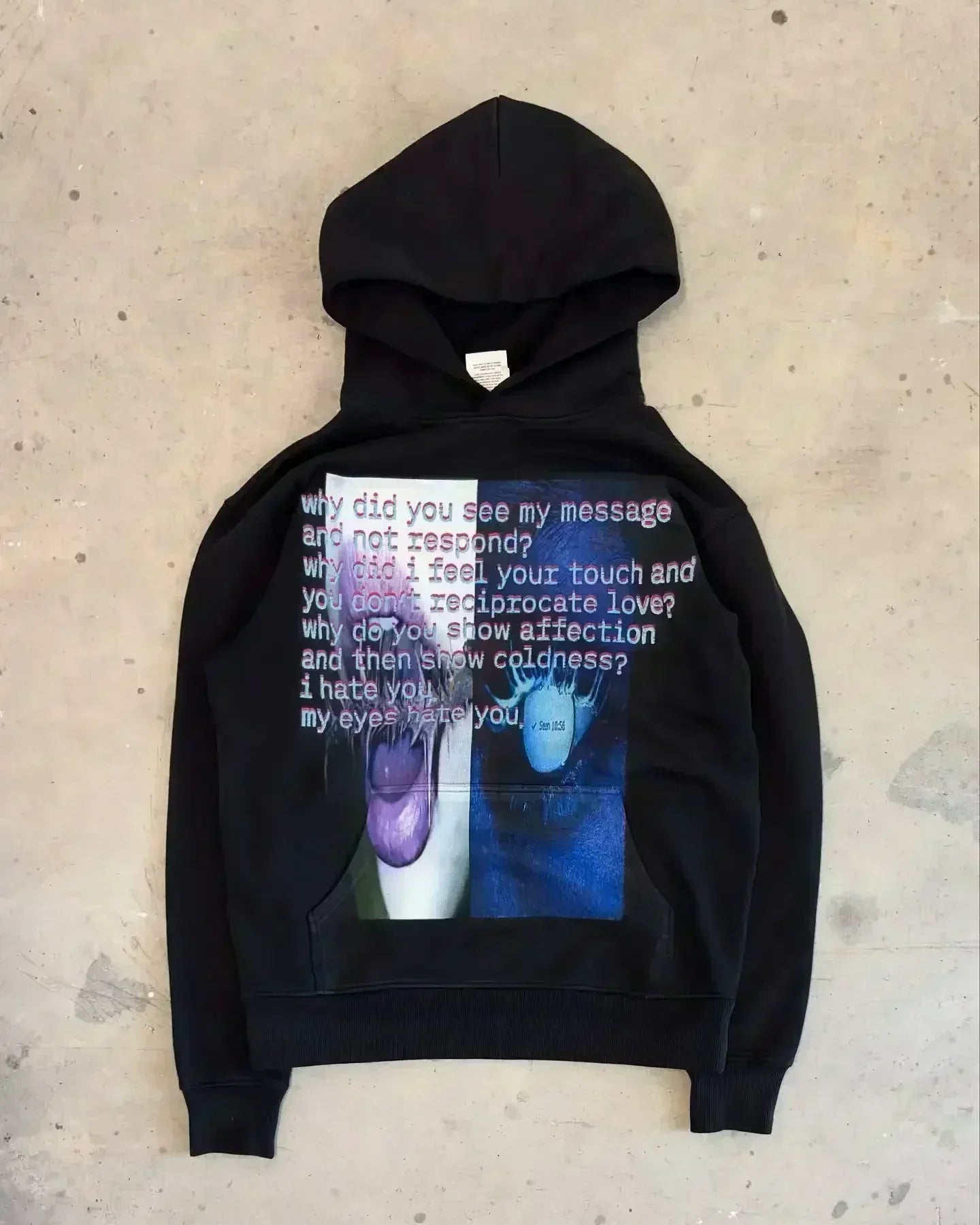 Elitcove Vintage Flag Grunge Zip-Up Hoodie
