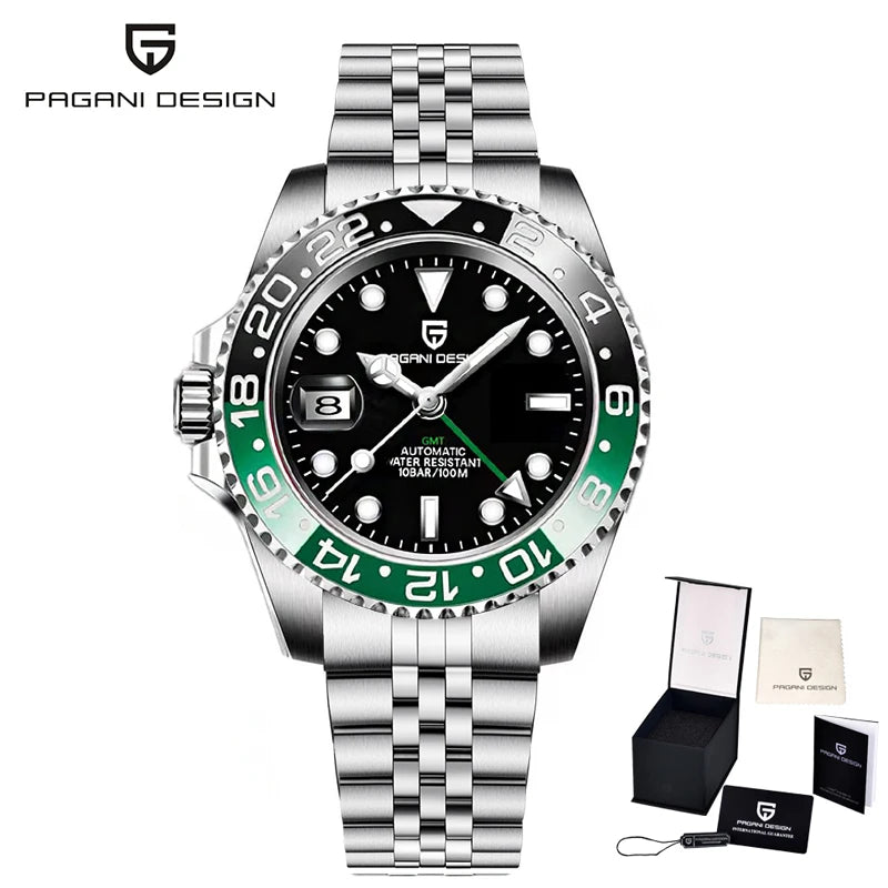 ÉliteCove "Globetrotter" GMT Automatic Watch