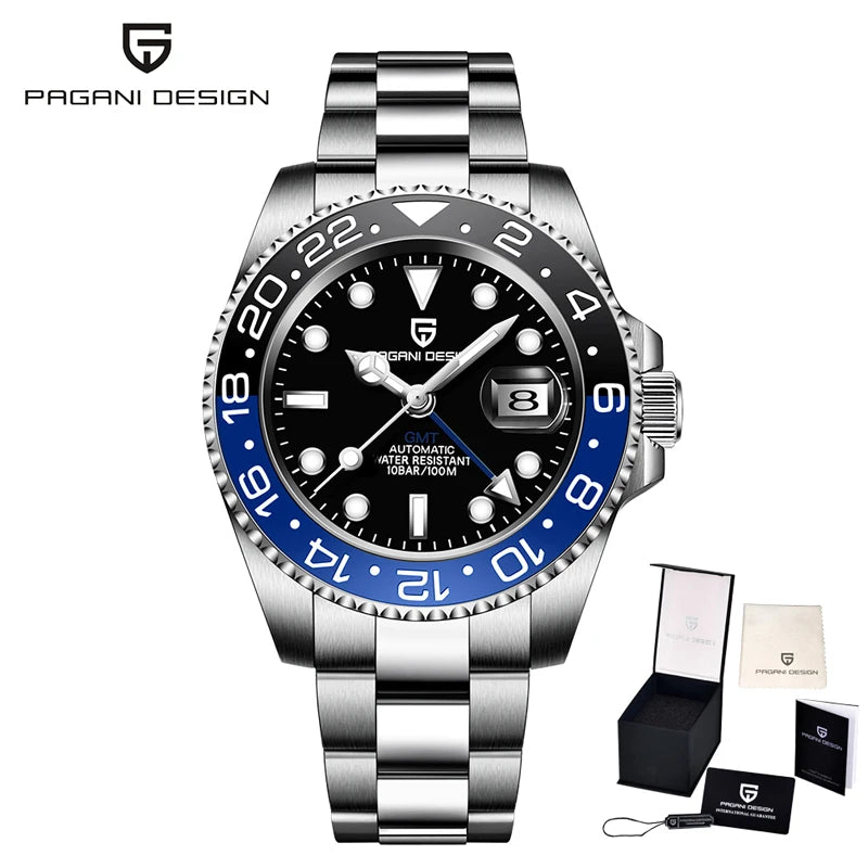 ÉliteCove "Globetrotter" GMT Automatic Watch