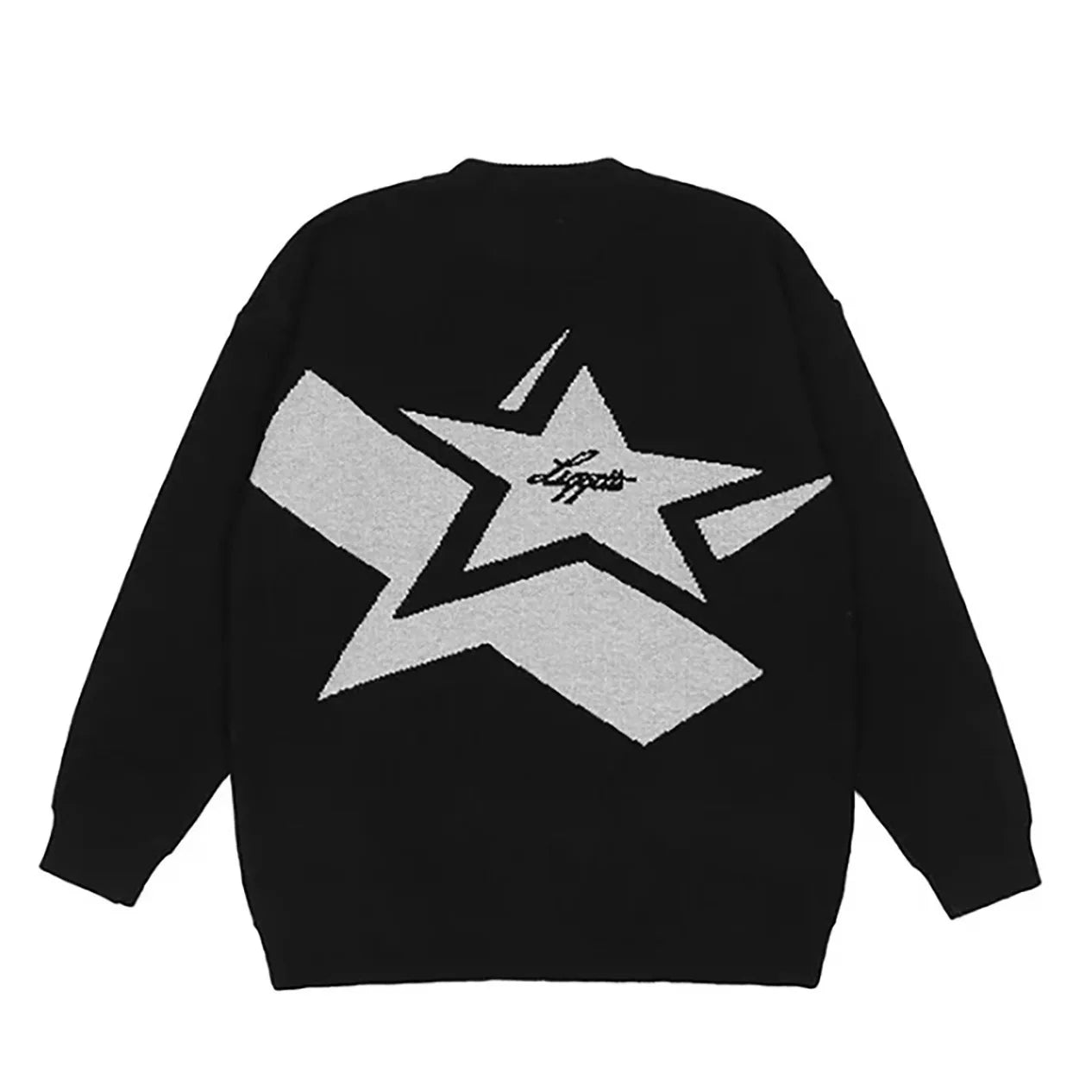 ÉliteCove "Supernova" Oversized Star Knit Sweater