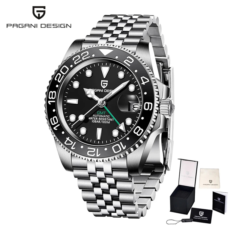 ÉliteCove "Globetrotter" GMT Automatic Watch
