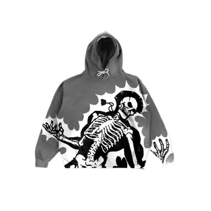 ÉliteCove "Blast" Acid-Wash Vintage Hoodie