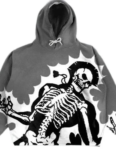 ÉliteCove "Blast" Acid-Wash Vintage Hoodie