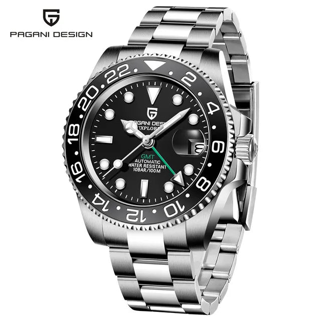 ÉliteCove "Globetrotter" GMT Automatic Watch