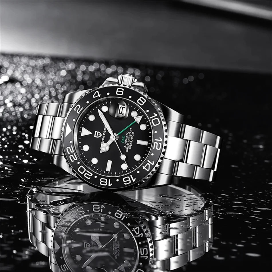 ÉliteCove "Globetrotter" GMT Automatic Watch