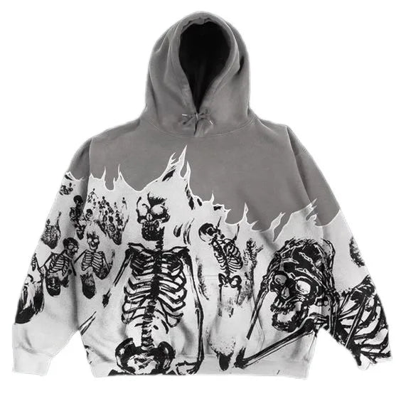 ÉliteCove "Blast" Acid-Wash Vintage Hoodie
