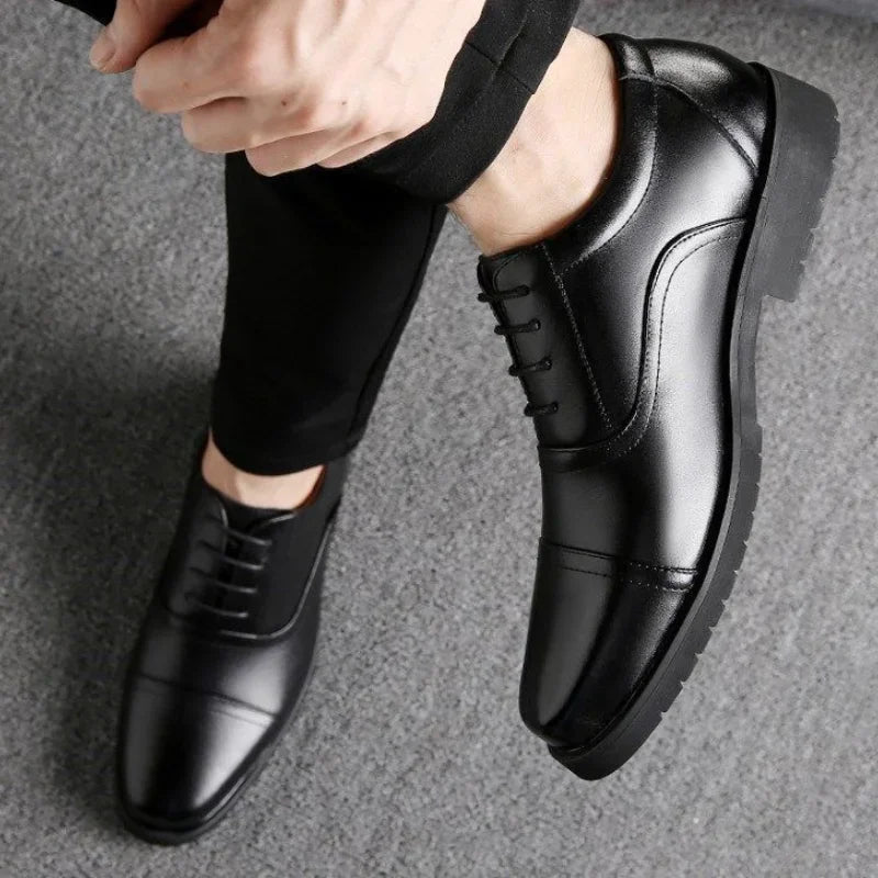ÉliteCove "Executive" Classic Oxford Leather Shoes