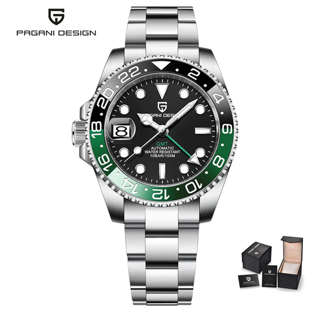 ÉliteCove "Globetrotter" GMT Automatic Watch