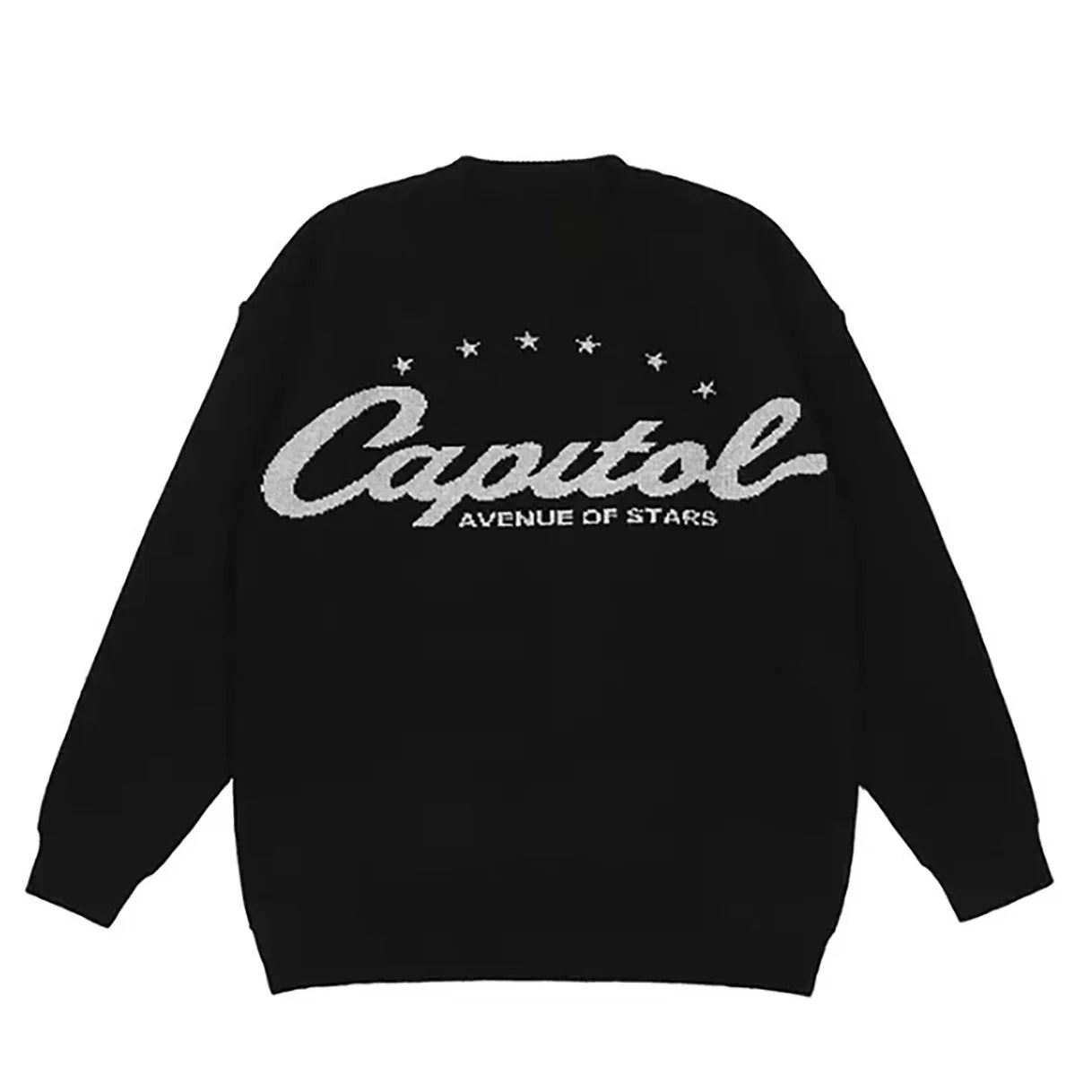ÉliteCove "Supernova" Oversized Star Knit Sweater
