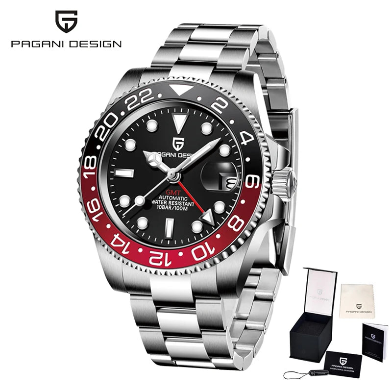ÉliteCove "Globetrotter" GMT Automatic Watch
