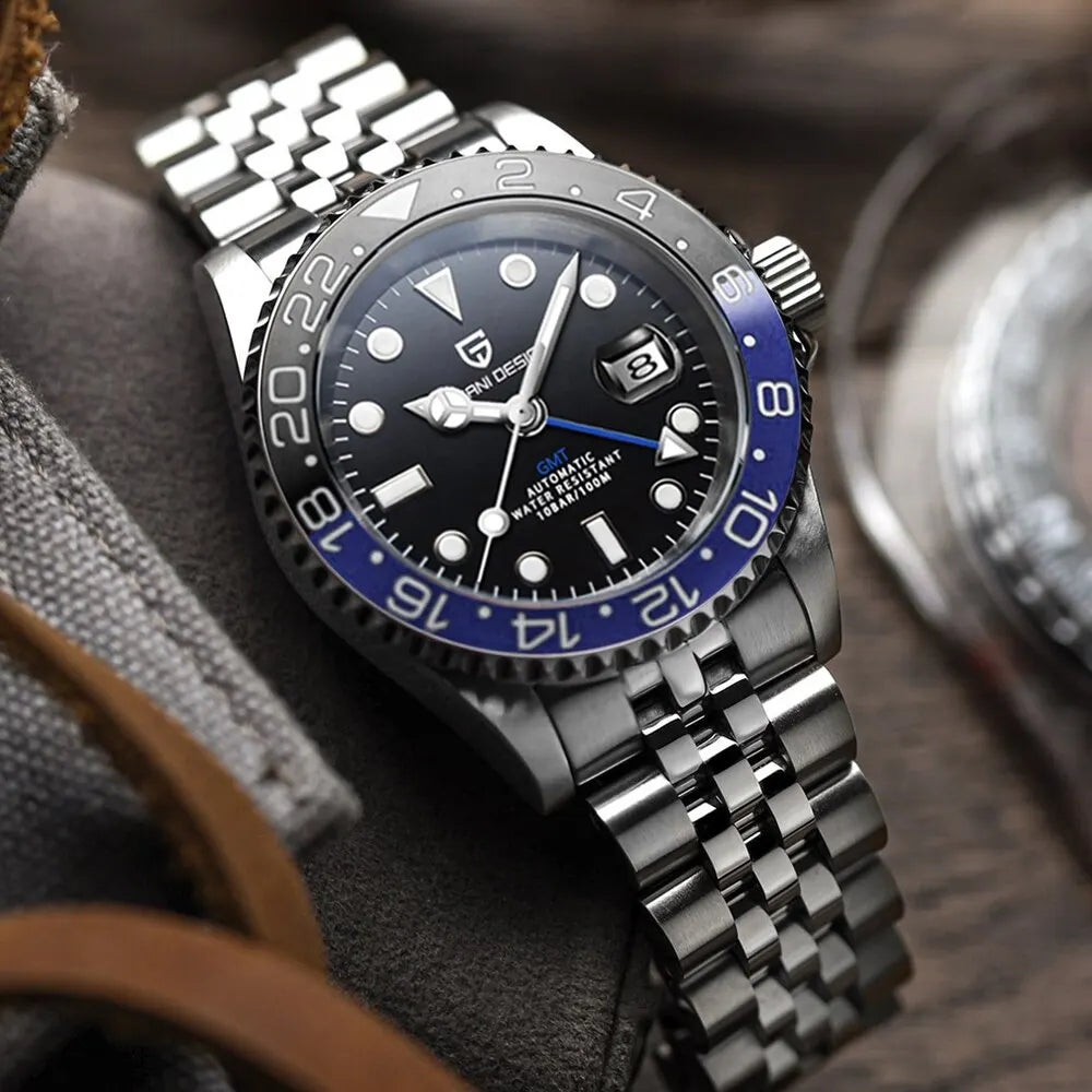 ÉliteCove "Globetrotter" GMT Automatic Watch