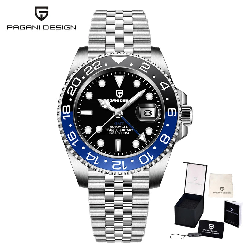 ÉliteCove "Globetrotter" GMT Automatic Watch